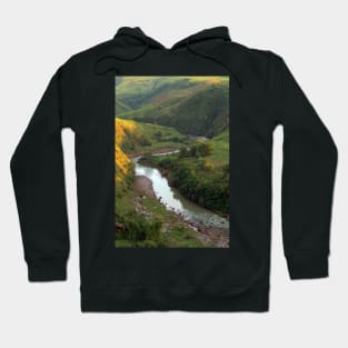 river in the mountains Hoodie